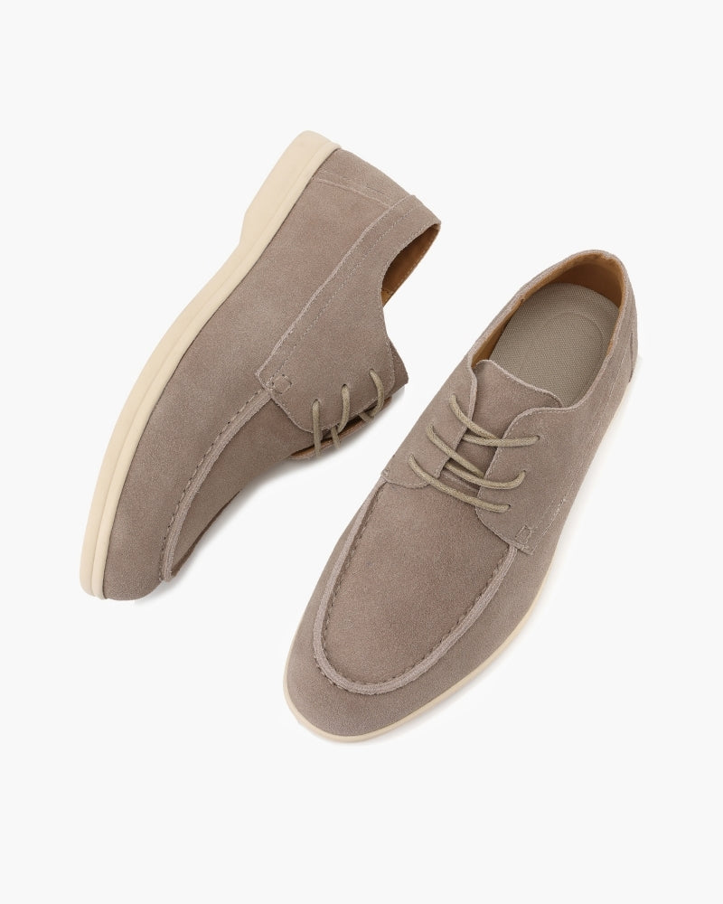 Premium-Schnürschuhe aus Wildleder