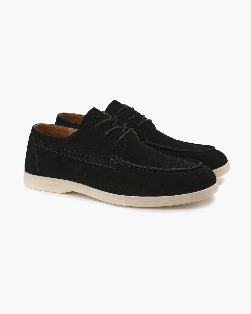 Premium-Schnürschuhe aus Wildleder