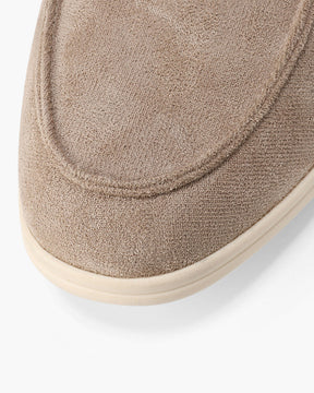 Wildleder-Loafer im Stil des alten Geldes