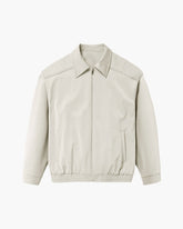Minimalistische Reißverschlussjacke