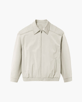 Minimalistische Reißverschlussjacke