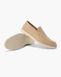 Wildleder-Loafer im Stil des alten Geldes