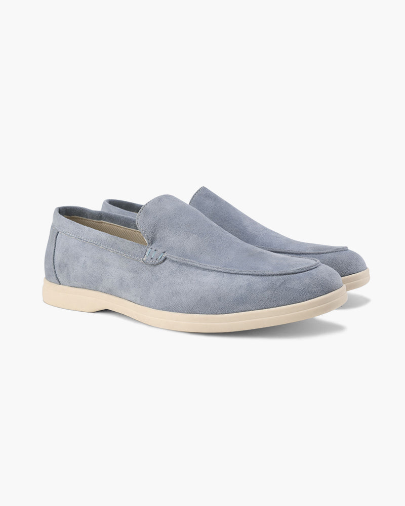 Wildleder-Loafer im Stil des alten Geldes