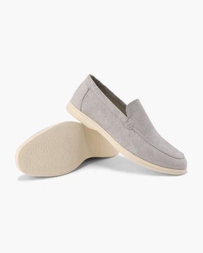 Wildleder-Loafer im Stil des alten Geldes
