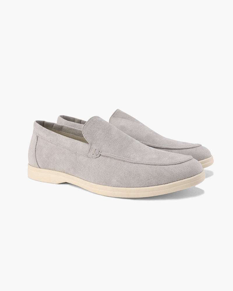 Wildleder-Loafer im Stil des alten Geldes