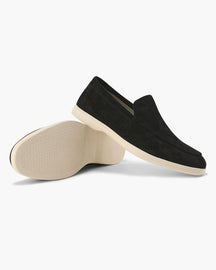 Wildleder-Loafer im Stil des alten Geldes