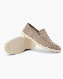 Wildleder-Loafer im Stil des alten Geldes