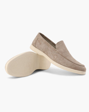 Wildleder-Loafer im Stil des alten Geldes