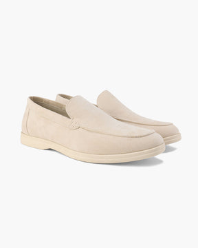 Wildleder-Loafer im Stil des alten Geldes