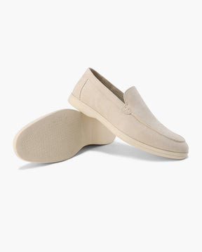Wildleder-Loafer im Stil des alten Geldes