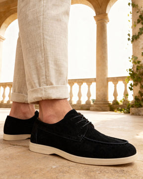 Premium-Schnürschuhe aus Wildleder