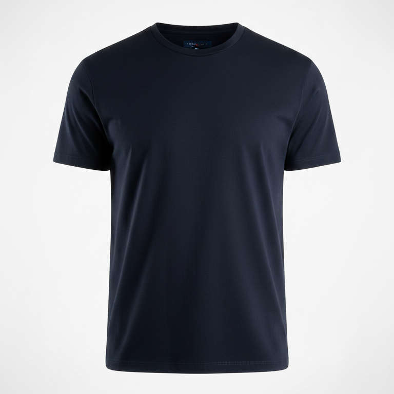 Minimalistisches Baumwoll-T-Shirt