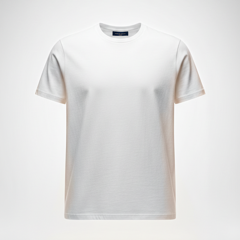 Minimalistisches Baumwoll-T-Shirt