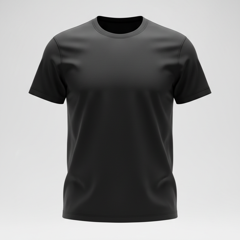 Minimalistisches Baumwoll-T-Shirt