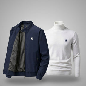 Herrenjacke + Gratis-Pullover (Sonderangebot) 